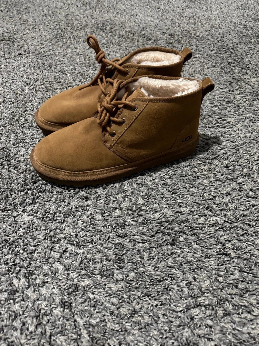 UGG MENS Chestnut Brown Ankle Boots NEW